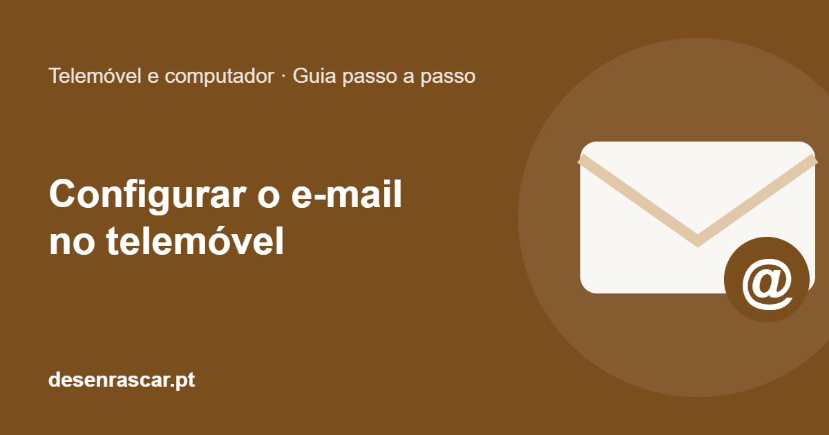 Ilustração: envelope com o símbolo arroba